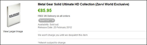 Metal Gear Solid HD collection retard
