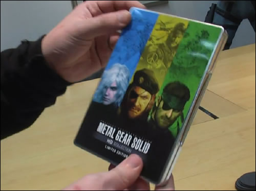 Collector de Metal Gear Solid HD Collection Zavvi steelbook stickerbook