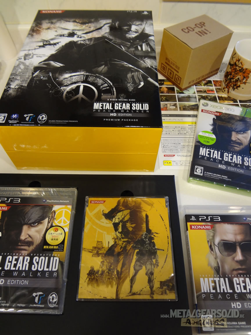 Photos du collector japonais de Metal Gear Solid Pecae Walker HD
