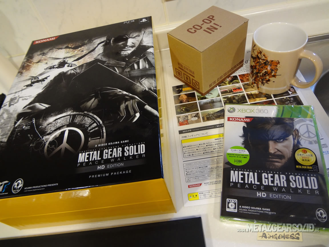 Photos du collector japonais de Metal Gear Solid Pecae Walker HD