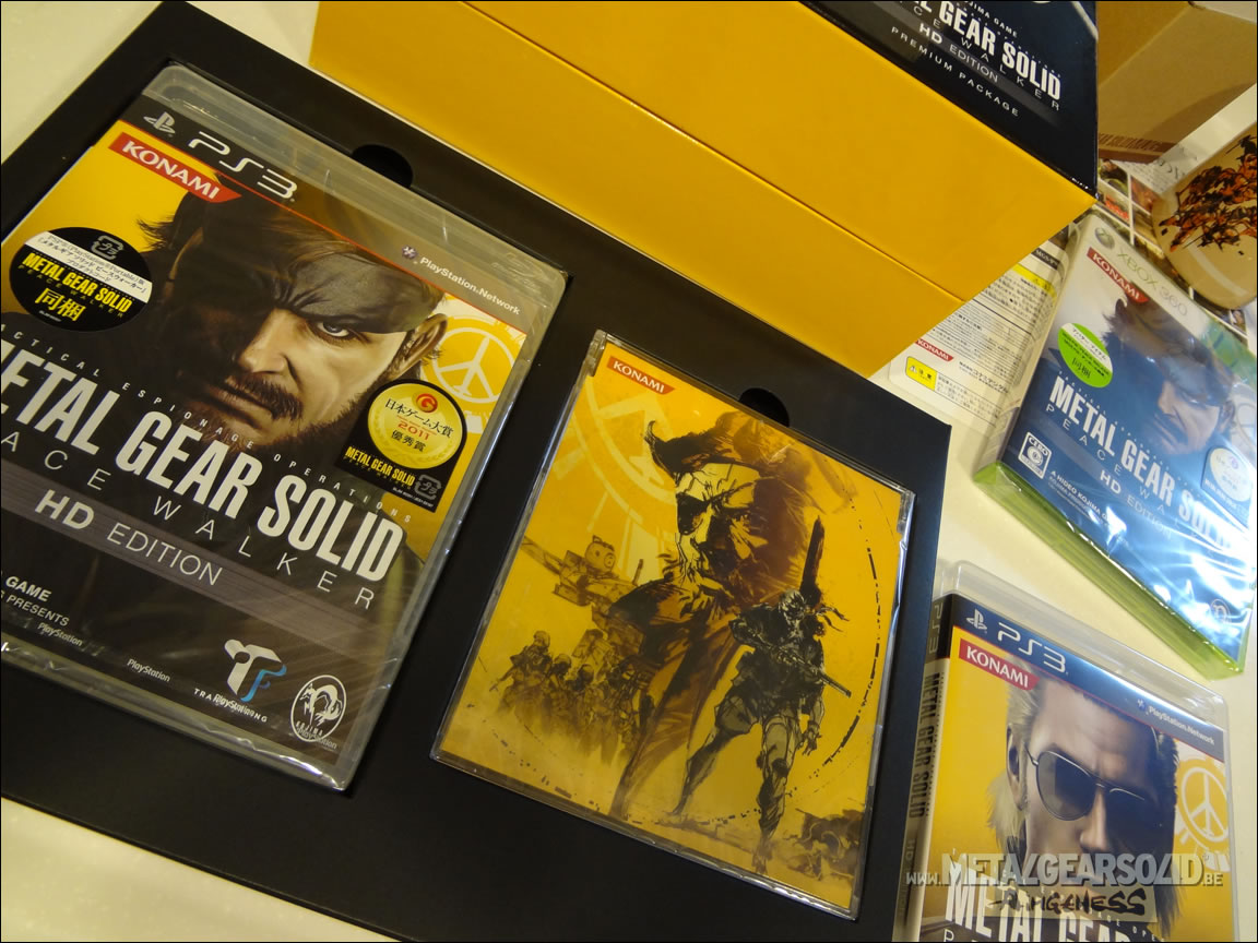 Photos du collector japonais de Metal Gear Solid Pecae Walker HD