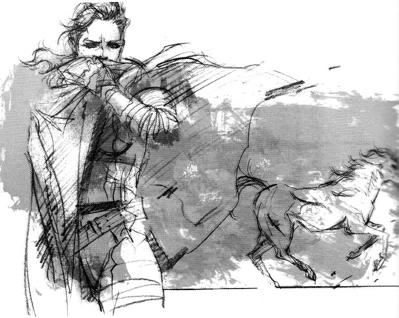 Aperu des artworks indits de Yoji Shinkawa issus du roman de MGS Peace Walker