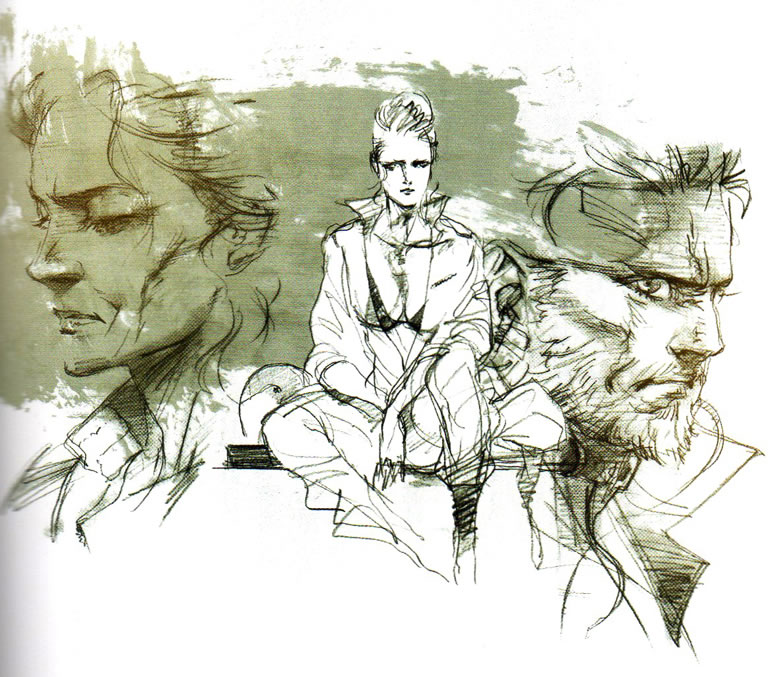 Aperu des artworks indits de Yoji Shinkawa issus du roman de MGS Peace Walker