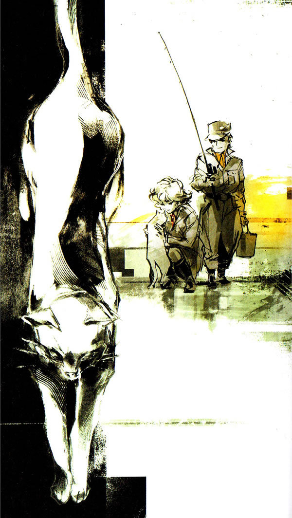 Aperu des artworks indits de Yoji Shinkawa issus du roman de MGS Peace Walker