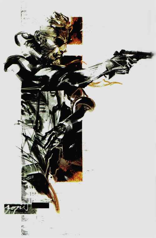 Aperu des artworks indits de Yoji Shinkawa issus du roman de MGS Peace Walker