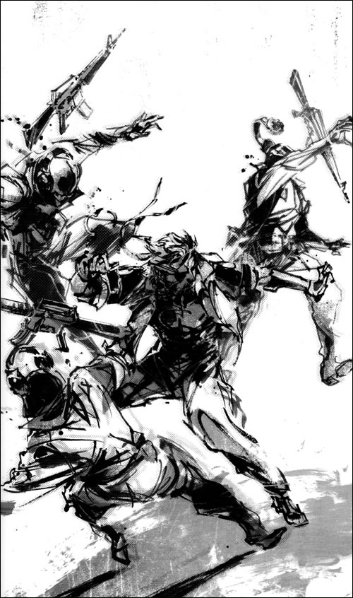 Aperu des artworks indits de Yoji Shinkawa issus du roman de MGS Peace Walker