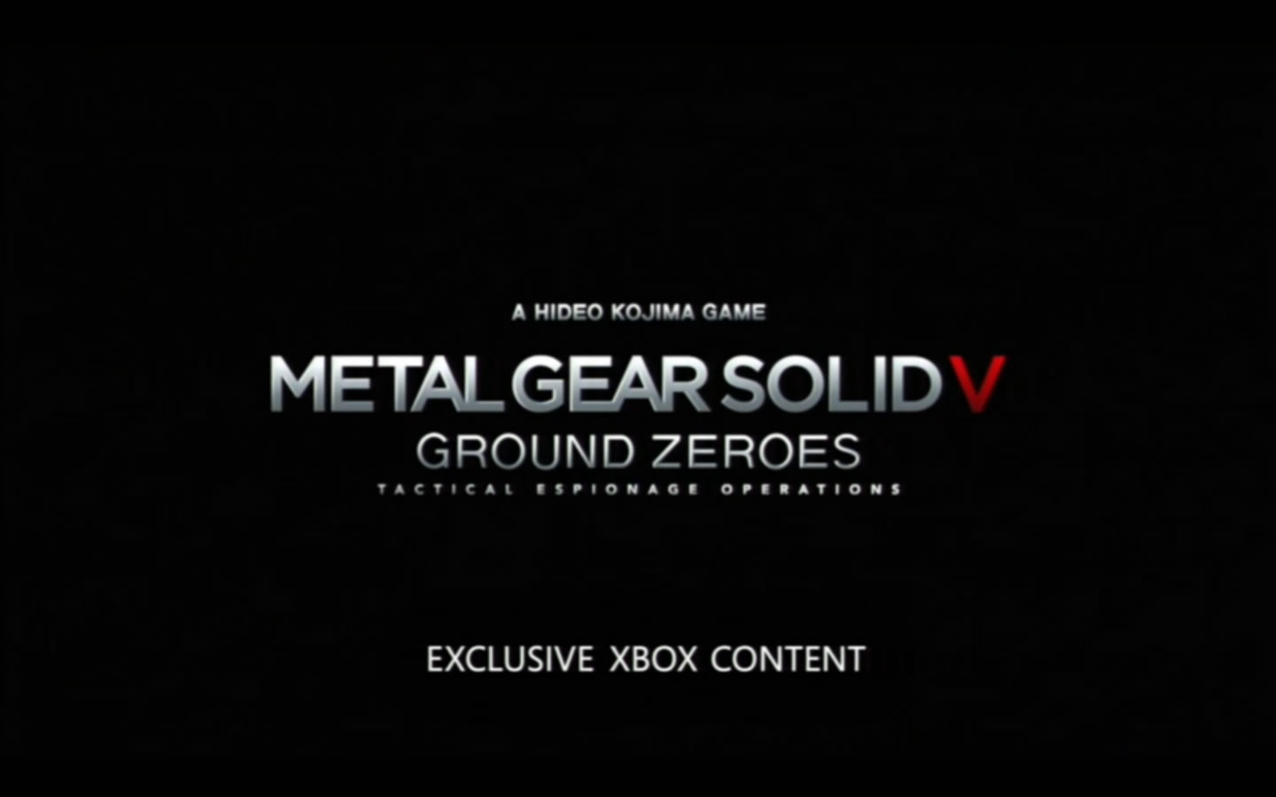 Metal Gear Solid V Ground Zeroes : Du contenu exclusif attendu sur Xbox One et Xbox 360