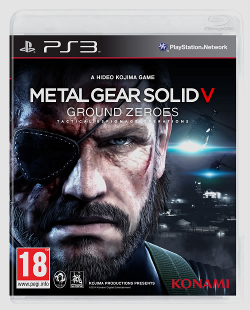 La jaquette europenne de Metal Gear Solid V : Ground Zeroes