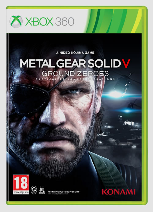 La jaquette europenne de Metal Gear Solid V : Ground Zeroes