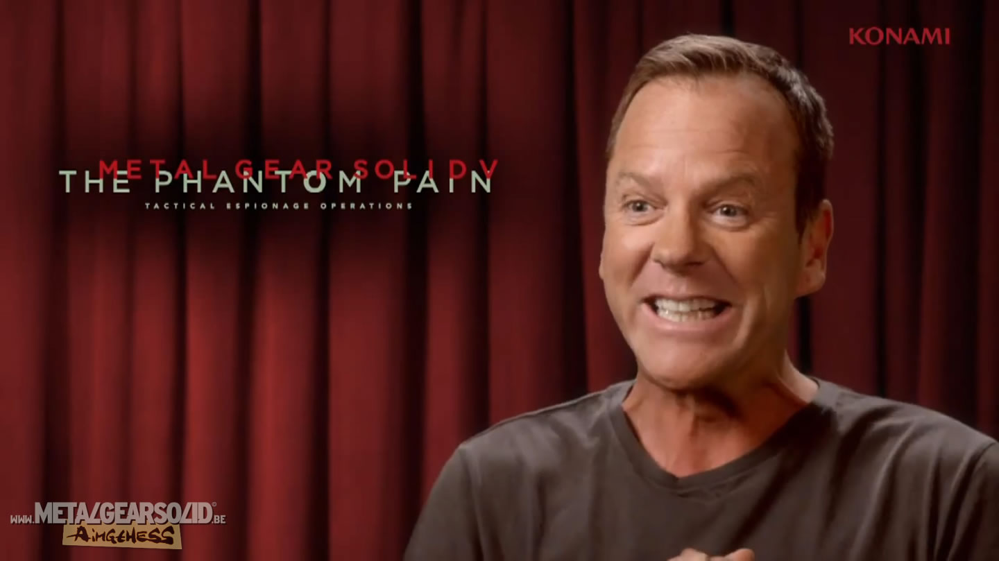 Metal Gear Solid V sur une nouvelle voix - Kiefer Sutherland