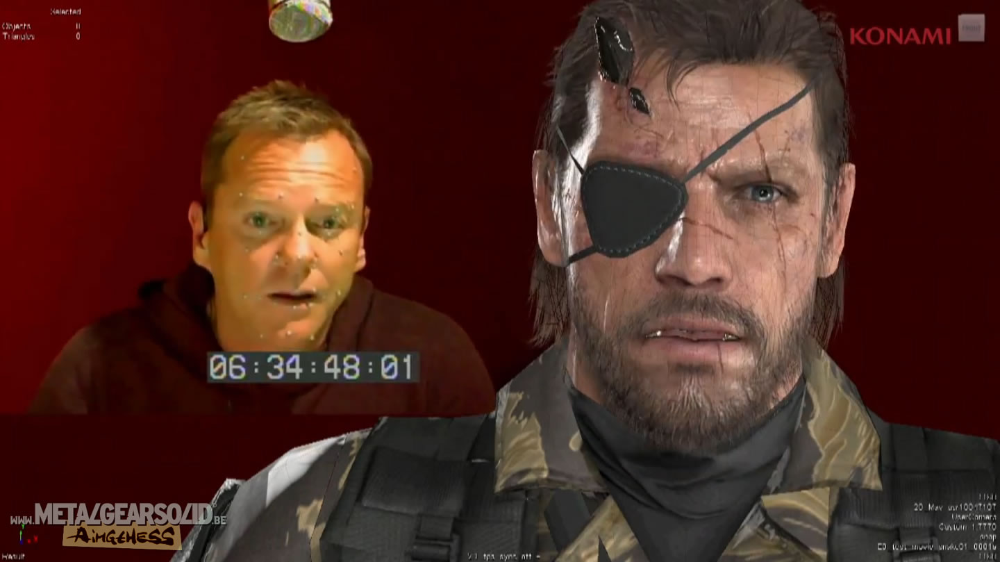 Kiefer Sutherland sest amus en travaillant sur Metal Gear Solid V