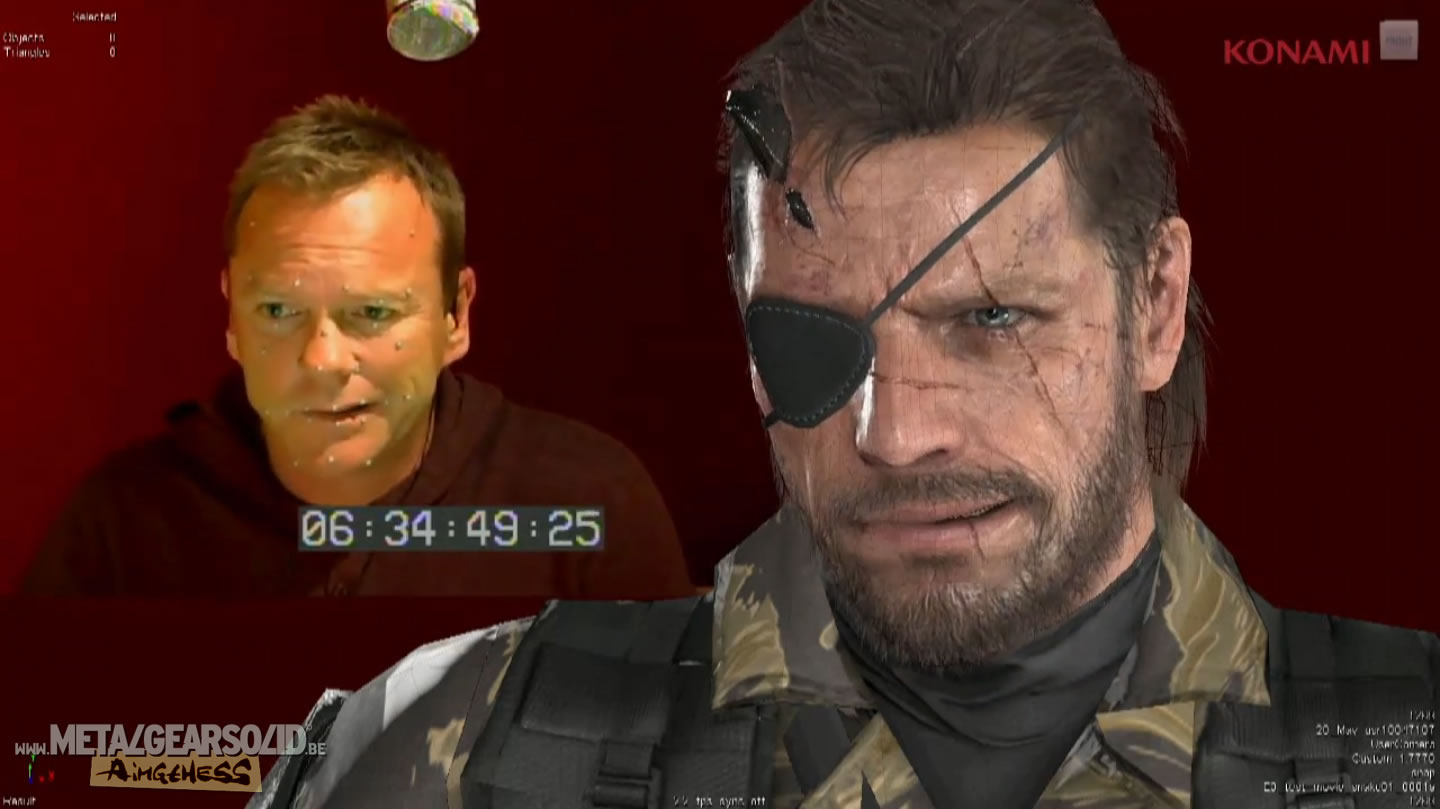 Kiefer Sutherland sest amus en travaillant sur Metal Gear Solid V