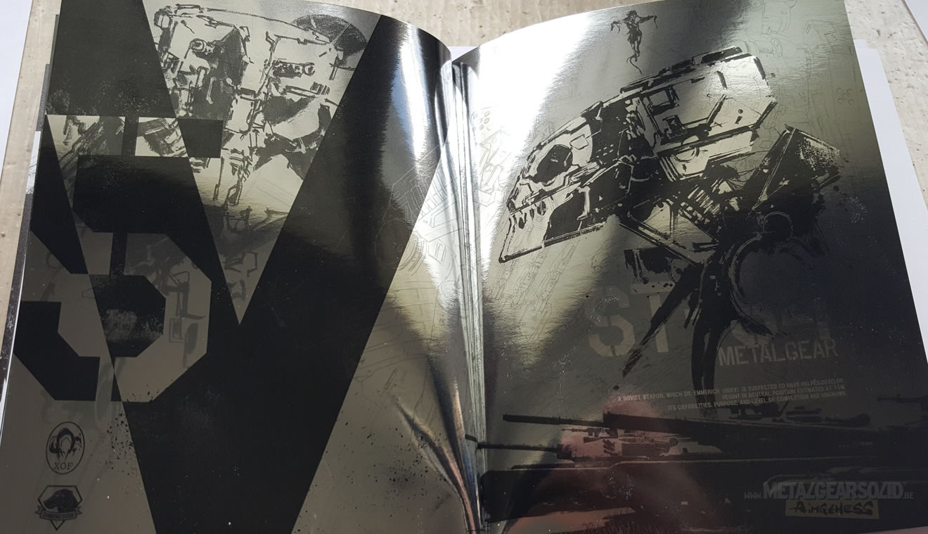 Des images de l'artbook du collector japonais de Metal Gear Solid V : The Phantom Pain