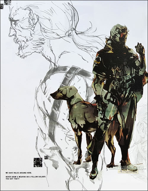 Des images de l'artbook du collector japonais de Metal Gear Solid V : The Phantom Pain