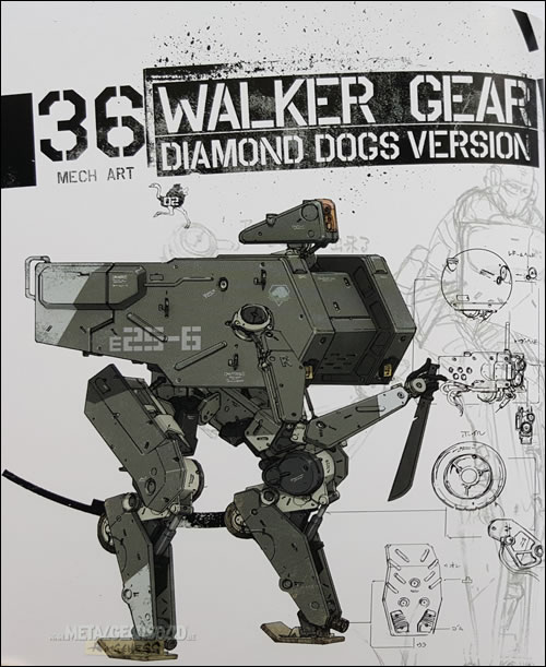 Des images de l'artbook du collector japonais de Metal Gear Solid V : The Phantom Pain