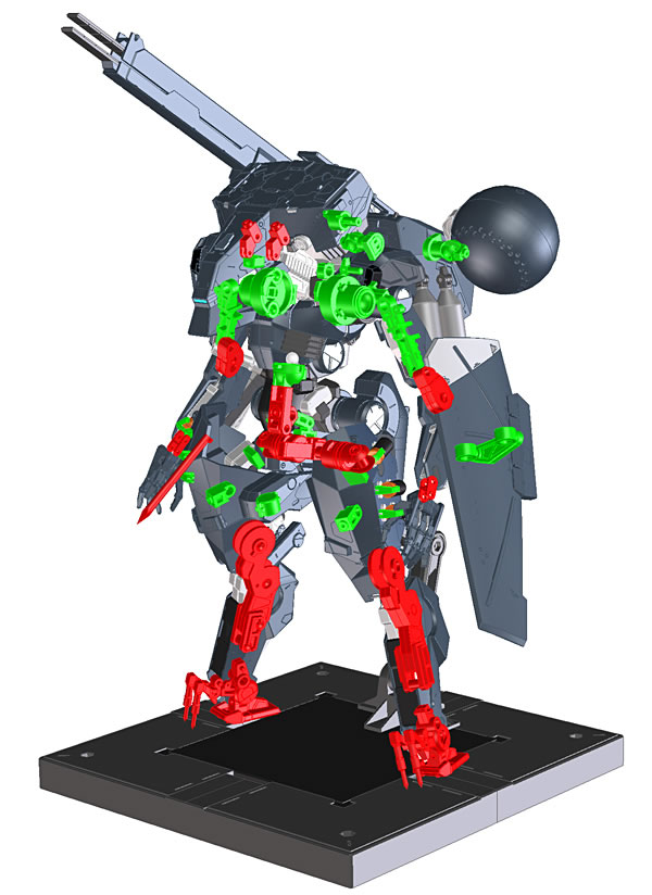 Les figurines Metal Gear Sahelanthropus de Sentinel et Kotobukiya : photos, prix et dates