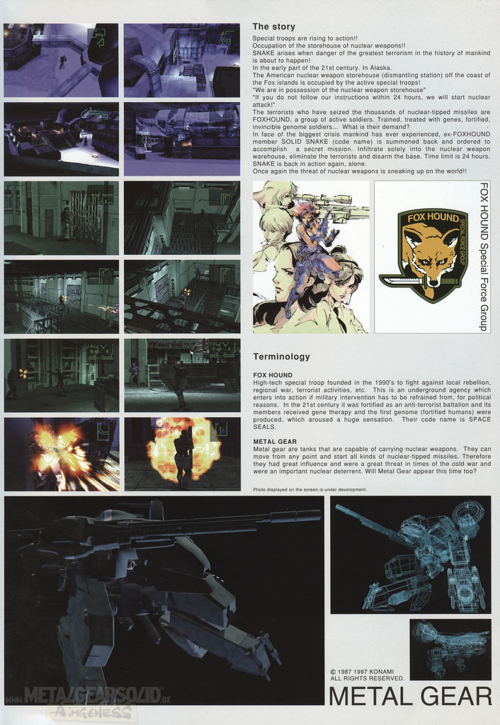 Metal Gear Solid en images indites