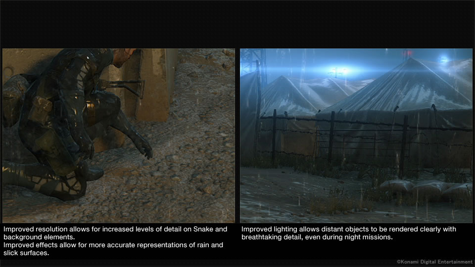 Metal Gear Solid V Ground Zeroes : comparaisons des versions en images 