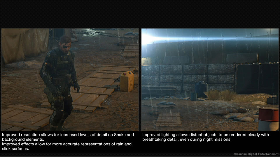 Metal Gear Solid V Ground Zeroes : comparaisons des versions en images 