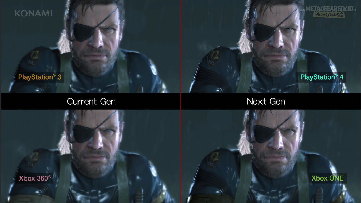 Metal Gear Solid V Ground Zeroes : une vido comparative des diffrentes versions