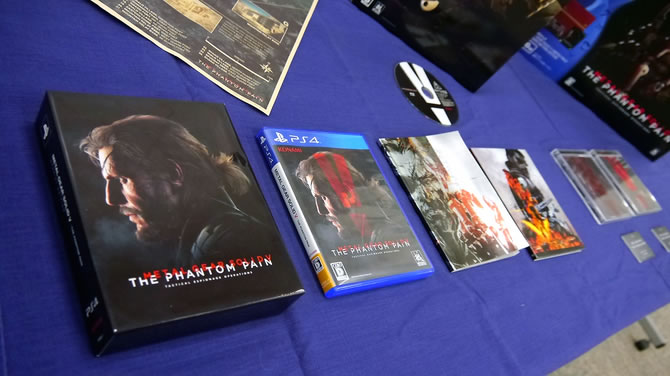 Une multitude de goodies prsents lors du Boot Camp de MGSV The Phantom Pain