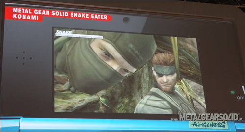 Nintendo World 2011 Metal Gear Solid 3DS