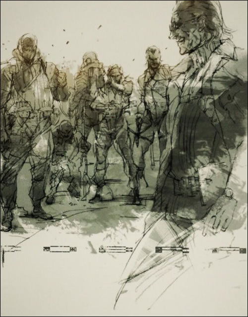 Illustrations indites de Yoji Shinkawa pour le roman collector de Metal Gear Solid V : Ground Zeroes