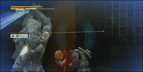 Raiden d�capite un ennemi dans Metal Gear Rising Revengeance