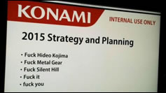 Édito - Les nouvelles stratégies de Konami, des coupables Hideo ?