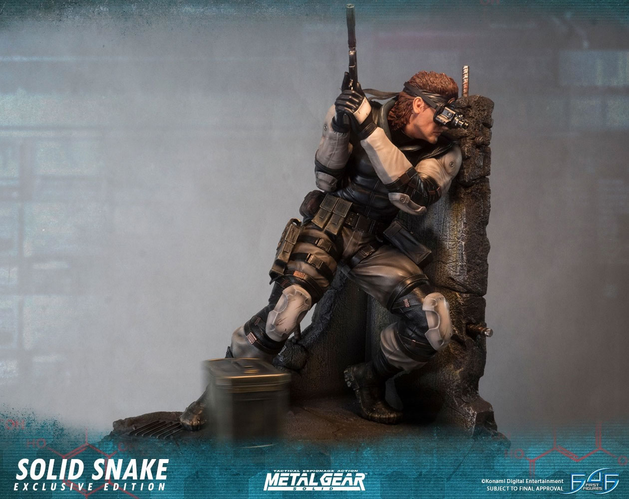 First4Figures dvoile une nouvelle statuette dtaille et imposante de Solid Snake