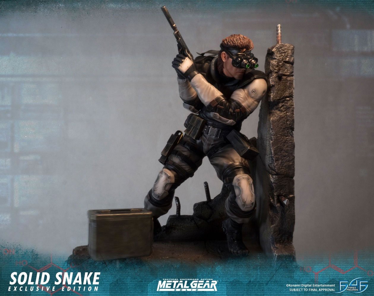 First4Figures dvoile une nouvelle statuette dtaille et imposante de Solid Snake