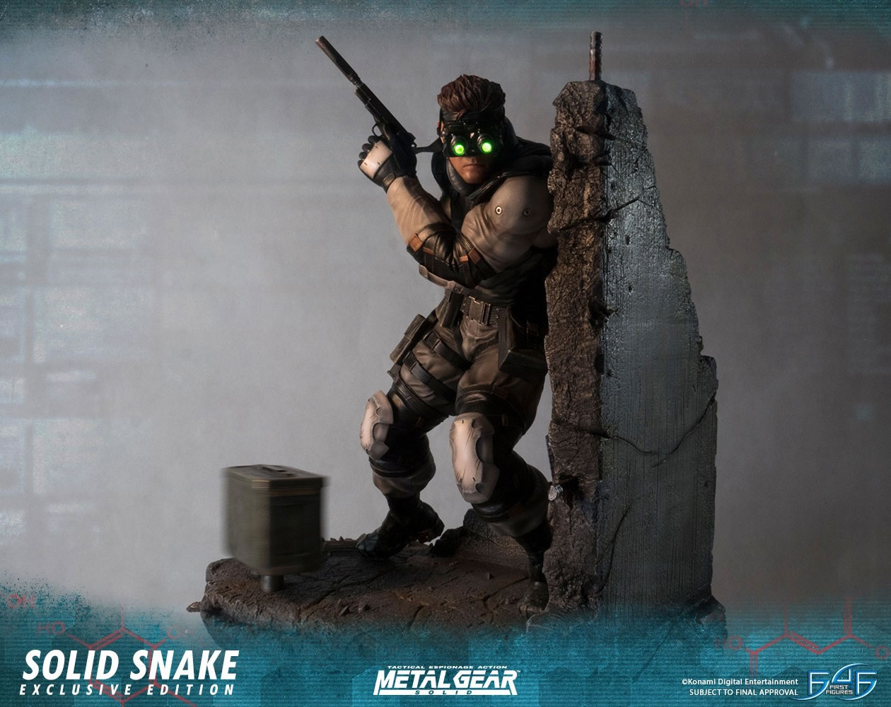 First4Figures dvoile une nouvelle statuette dtaille et imposante de Solid Snake