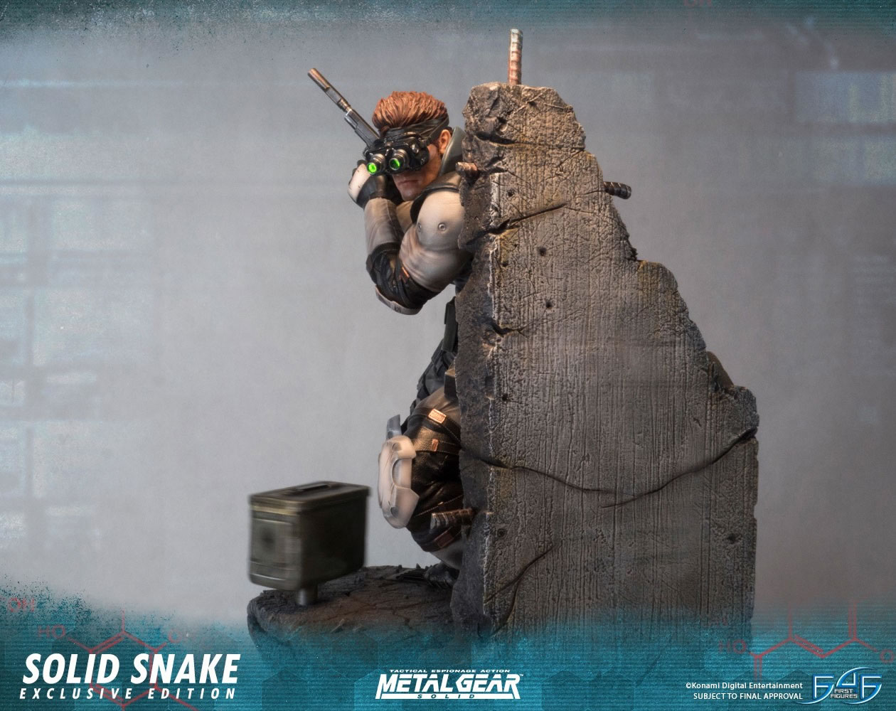 First4Figures dvoile une nouvelle statuette dtaille et imposante de Solid Snake