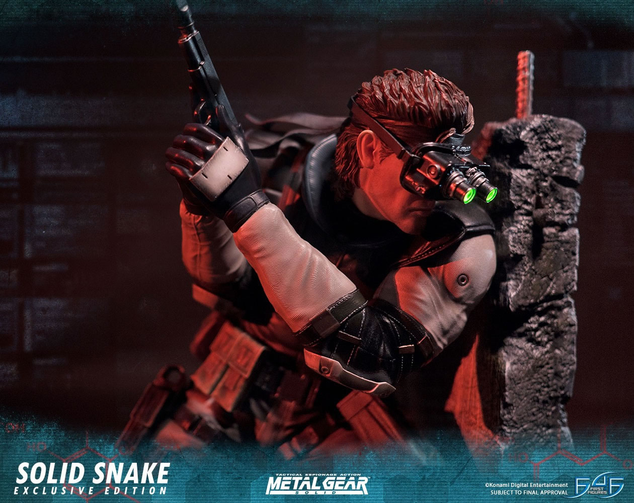 First4Figures dvoile une nouvelle statuette dtaille et imposante de Solid Snake