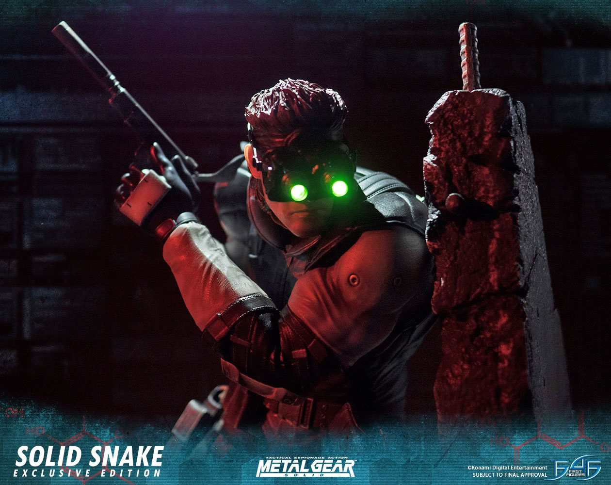 First4Figures dvoile une nouvelle statuette dtaille et imposante de Solid Snake