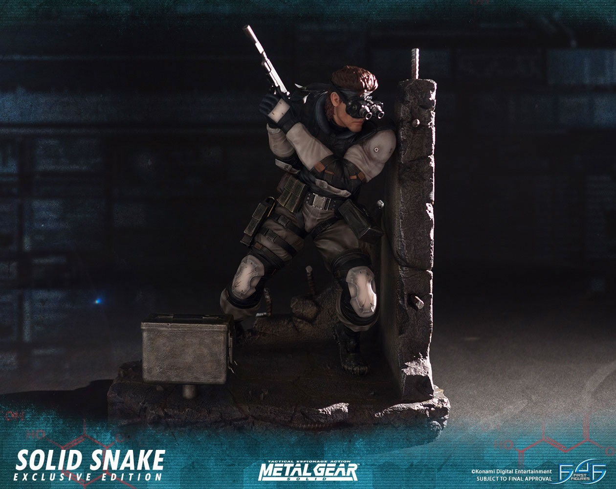 First4Figures dvoile une nouvelle statuette dtaille et imposante de Solid Snake