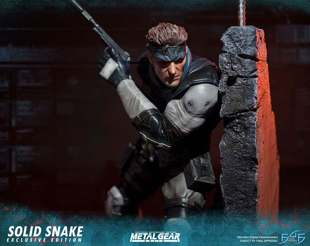 First4Figures dvoile une nouvelle statuette dtaille et imposante de Solid Snake