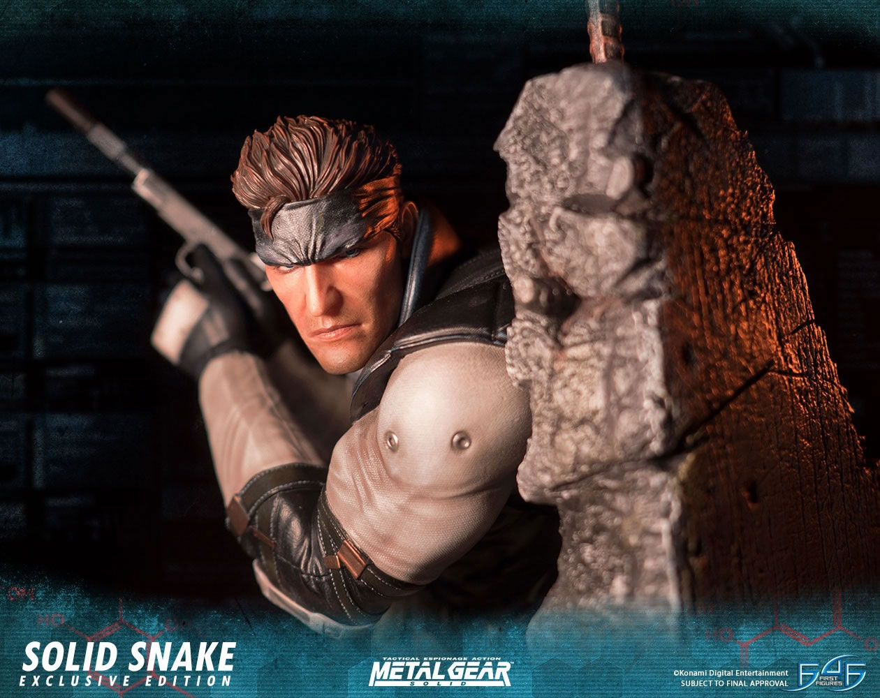 First4Figures dvoile une nouvelle statuette dtaille et imposante de Solid Snake