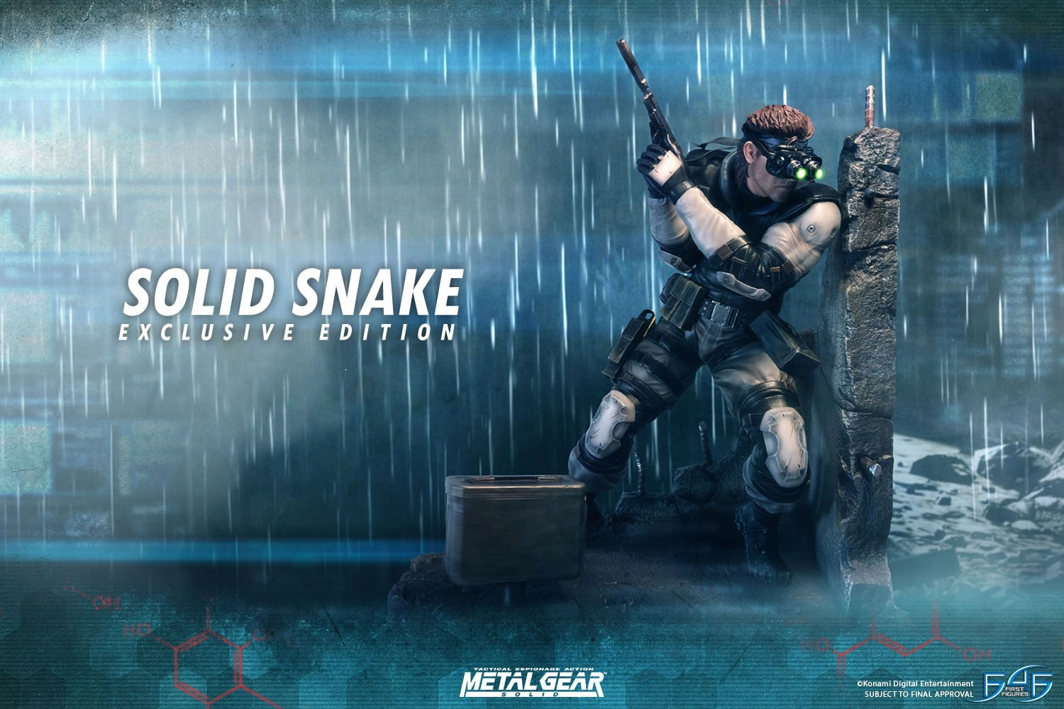 First4Figures dvoile une nouvelle statuette dtaille et imposante de Solid Snake