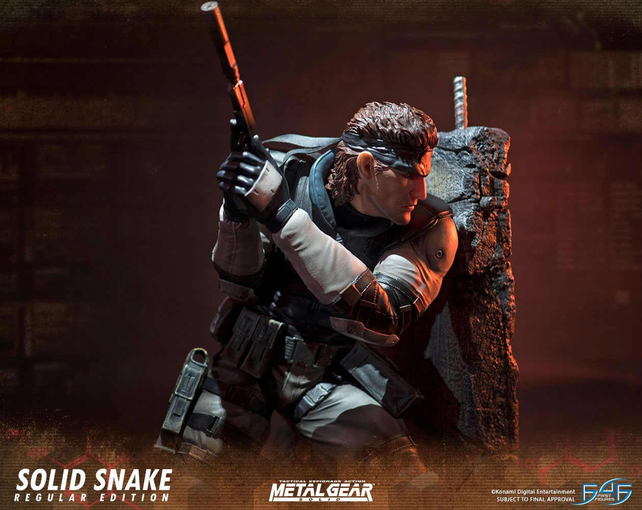 First4Figures dvoile une nouvelle statuette dtaille et imposante de Solid Snake