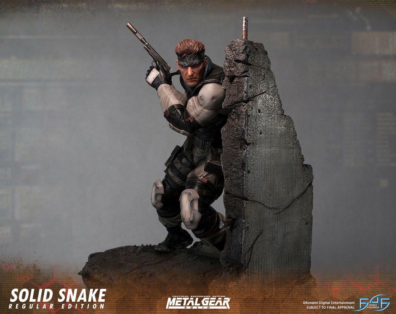 First4Figures dvoile une nouvelle statuette dtaille et imposante de Solid Snake