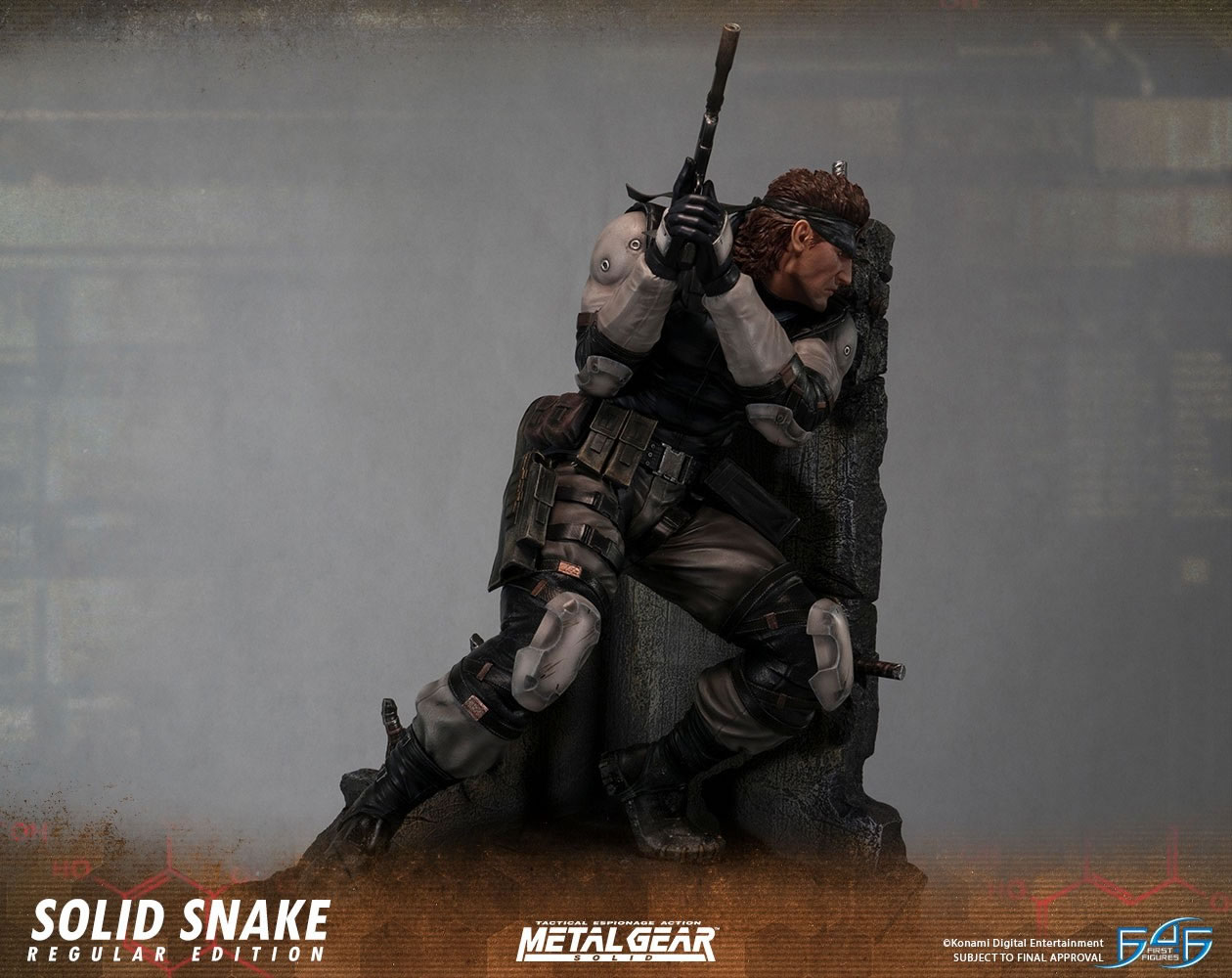 First4Figures dvoile une nouvelle statuette dtaille et imposante de Solid Snake