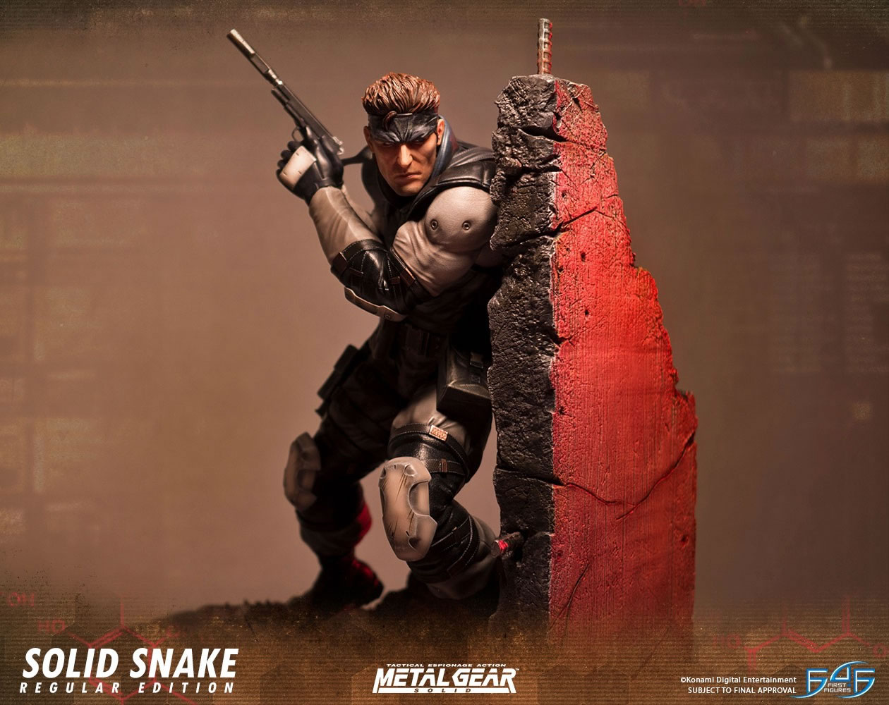 First4Figures dvoile une nouvelle statuette dtaille et imposante de Solid Snake