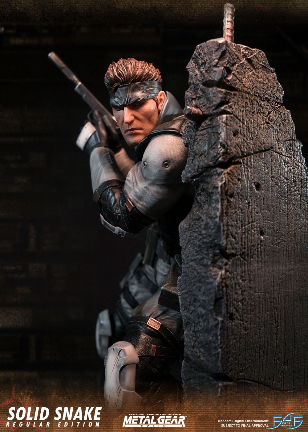 First4Figures dvoile une nouvelle statuette dtaille et imposante de Solid Snake