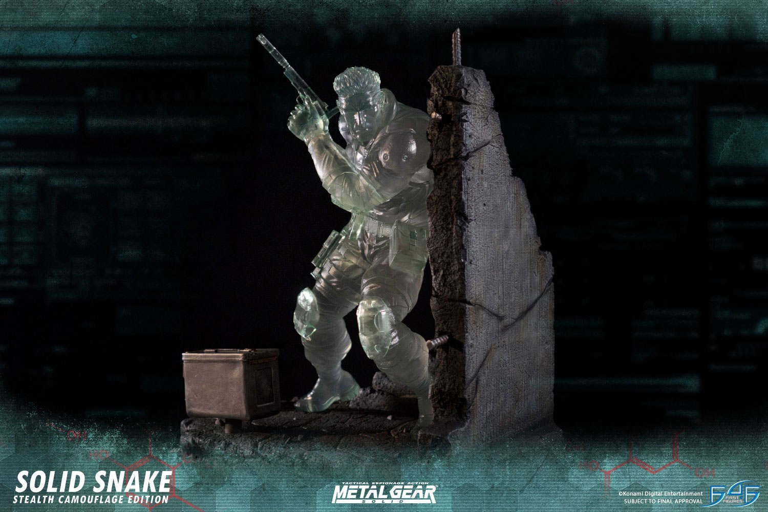 First4Figures dvoile une nouvelle statuette dtaille et imposante de Solid Snake