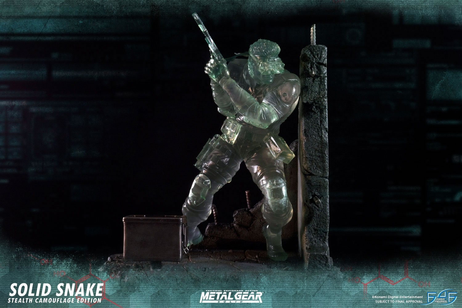 First4Figures dvoile une nouvelle statuette dtaille et imposante de Solid Snake