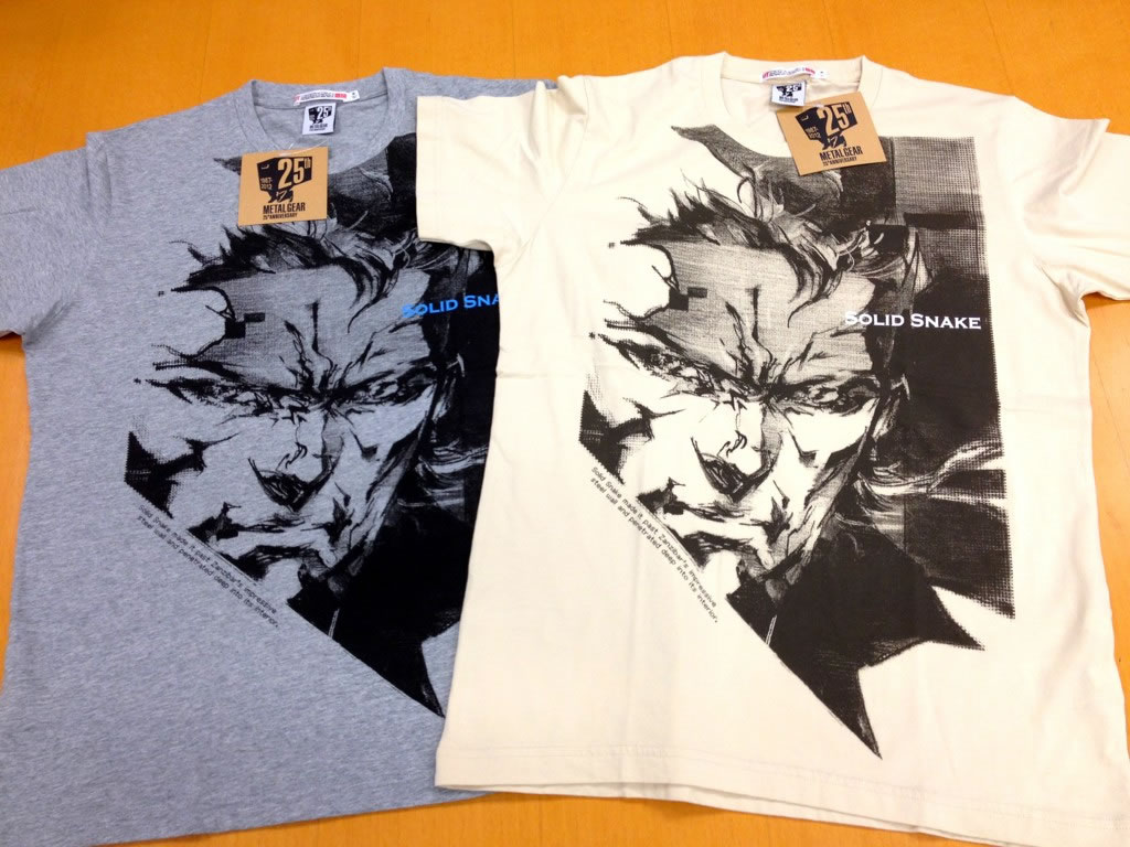 Des t-shirts pour les 25 ans de Metal Gear