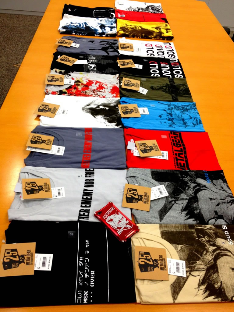 Des t-shirts pour les 25 ans de Metal Gear