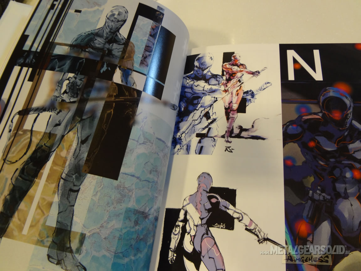 Photos de l'artbook The Art of Metal Gear Solid The Original Trilogy