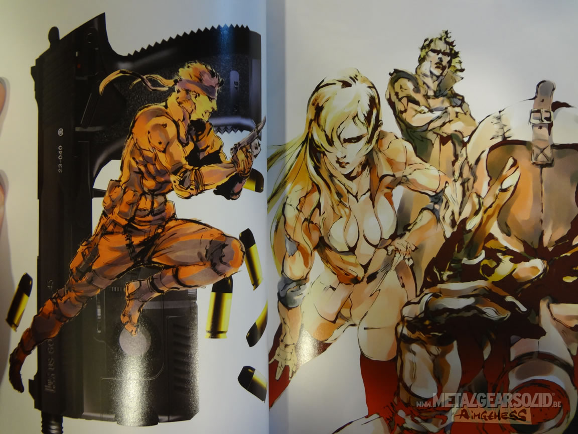 Photos de l'artbook The Art of Metal Gear Solid The Original Trilogy